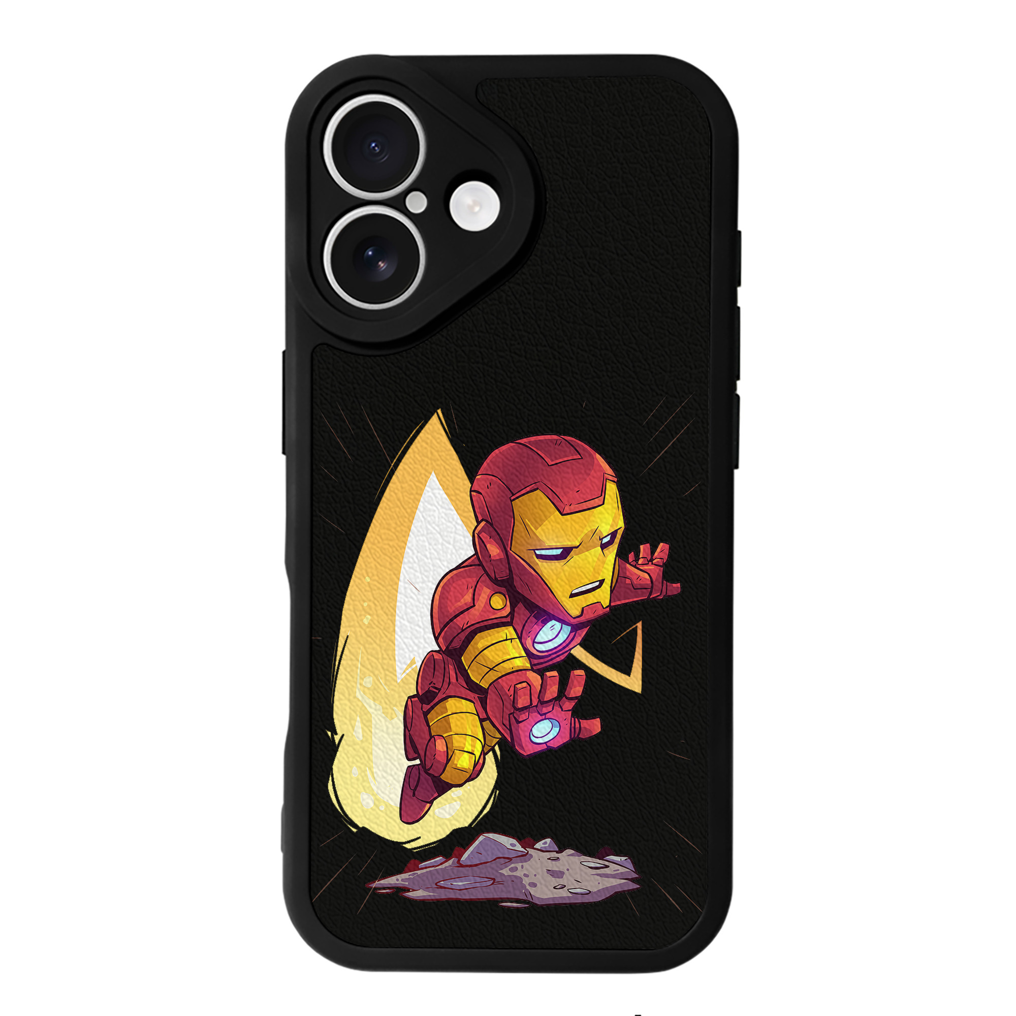 （画像用） アベンジャーズ The Avengers 【iPhone 16シリーズ対応】シリコンスマホケース（レザー調） 材質：シリコン
